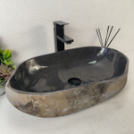 Раковина из речного камня RS-65314 53*35*15 0862