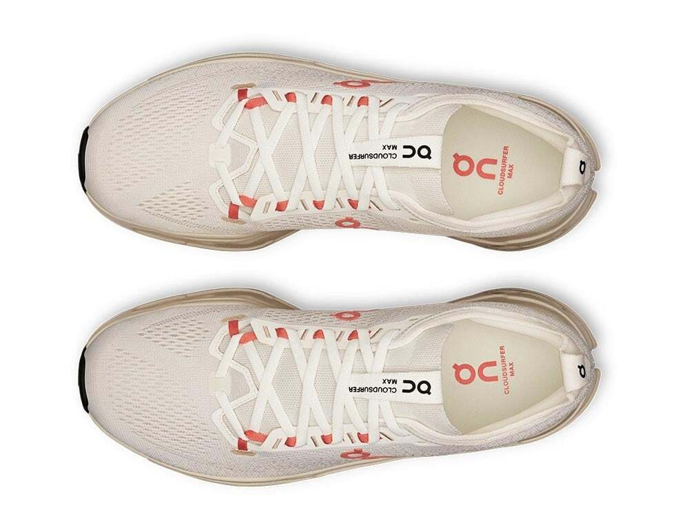 Кроссовки для бега мужские On Cloudsurfer Max Ivory/Salmon М Кремово-оранжевые