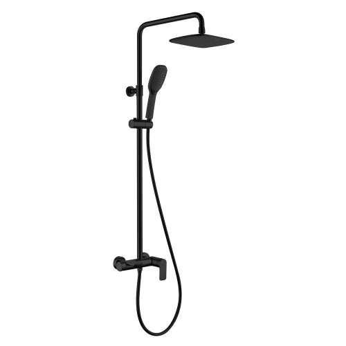 Душевая стойка Black&White Universe UK8300B 2 режима, матовый черный