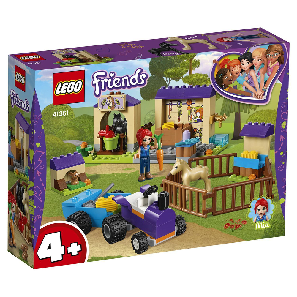 LEGO Friends: Конюшня для жеребят Мии 41361 — Mia's Foal Stable — Лего Френдз Друзья Подружки