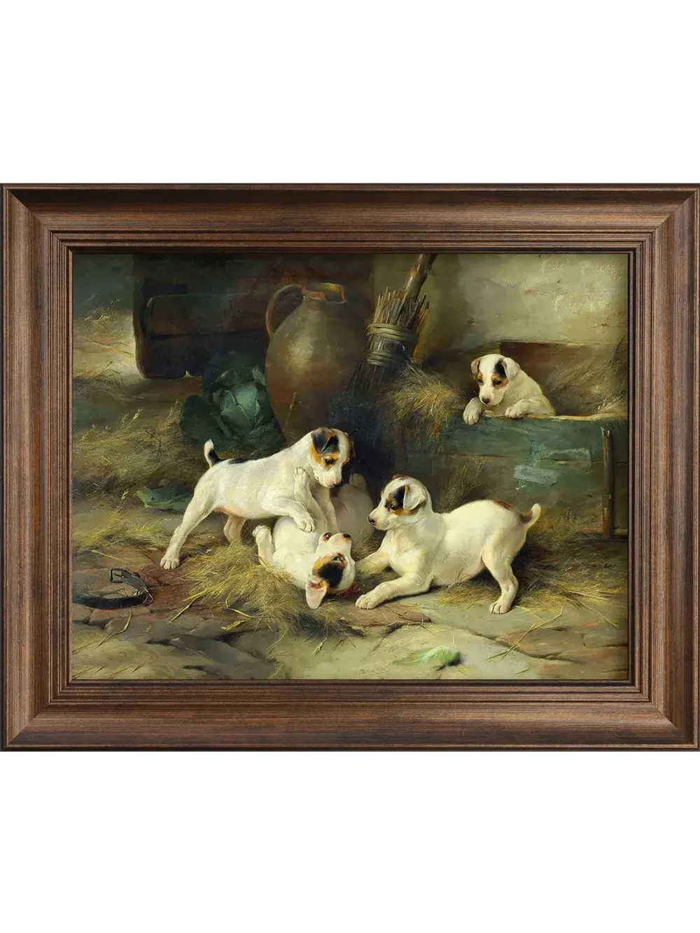 Картина интерьерная на холсте в раме 25*31 см