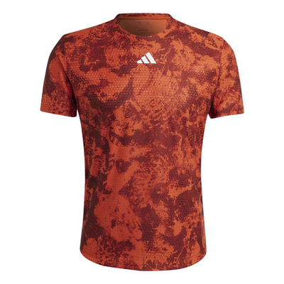 Мужское теннисное поло adidas Paris Freelift T-Shirt Men - Red, Grey