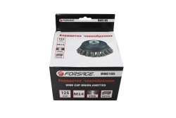 Кордщетка чашеобразная стальная витая для УШМ 100мм (М14) Forsage F-BWC104
