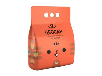 ЦЕОСАН Наполнитель кукурузный, 5 л