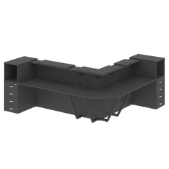 Onix Ресепшн O.R-K-33 Антрацит 2607*3007*1187