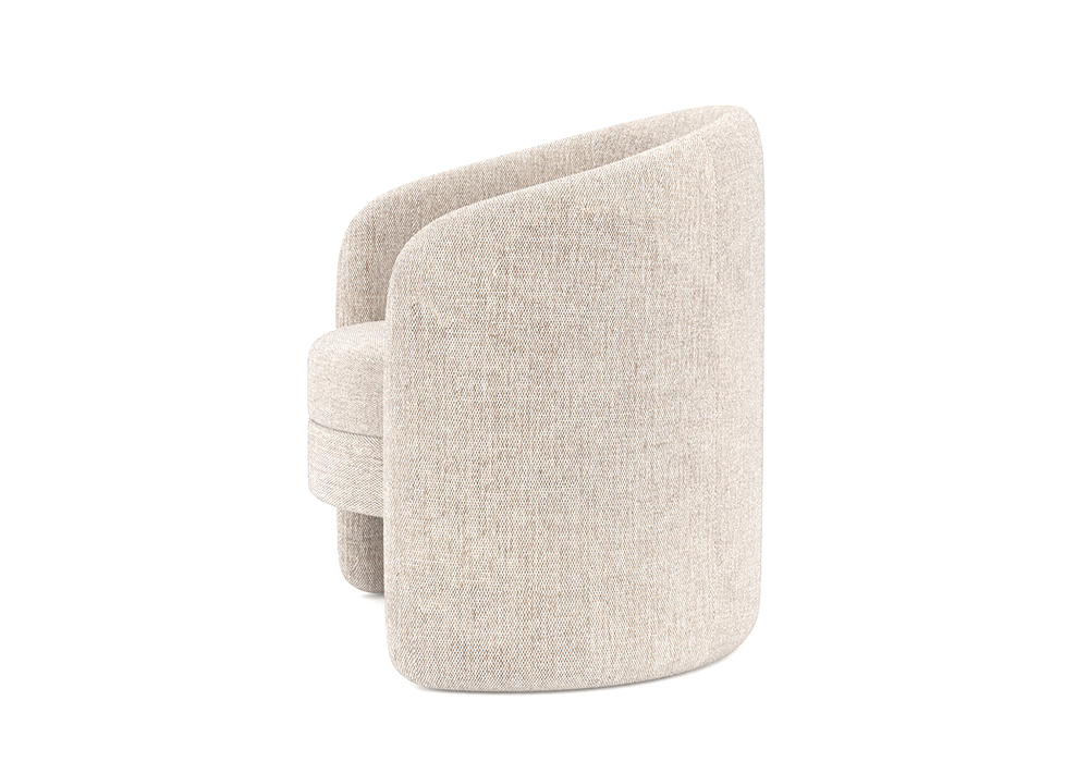 Кресло Ellipse E7.4 (молочный, рогожка)