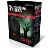 Игровая мышь проводная RUSH SBM-714G-K черный SMARTBUY