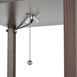 8090/1F COMFI LN25 361 кофейный/белый, дерево/текстиль Торшер Е27 1*60W 220V PRACTIC