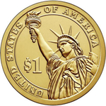 1 доллар 27-й президент США Уильям Говард Тафт 2013 год