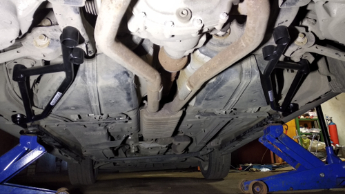 Усилители жёсткости задние нижние (комплект) Ford Mustang 6 S550 (ПОД ЗАКАЗ)