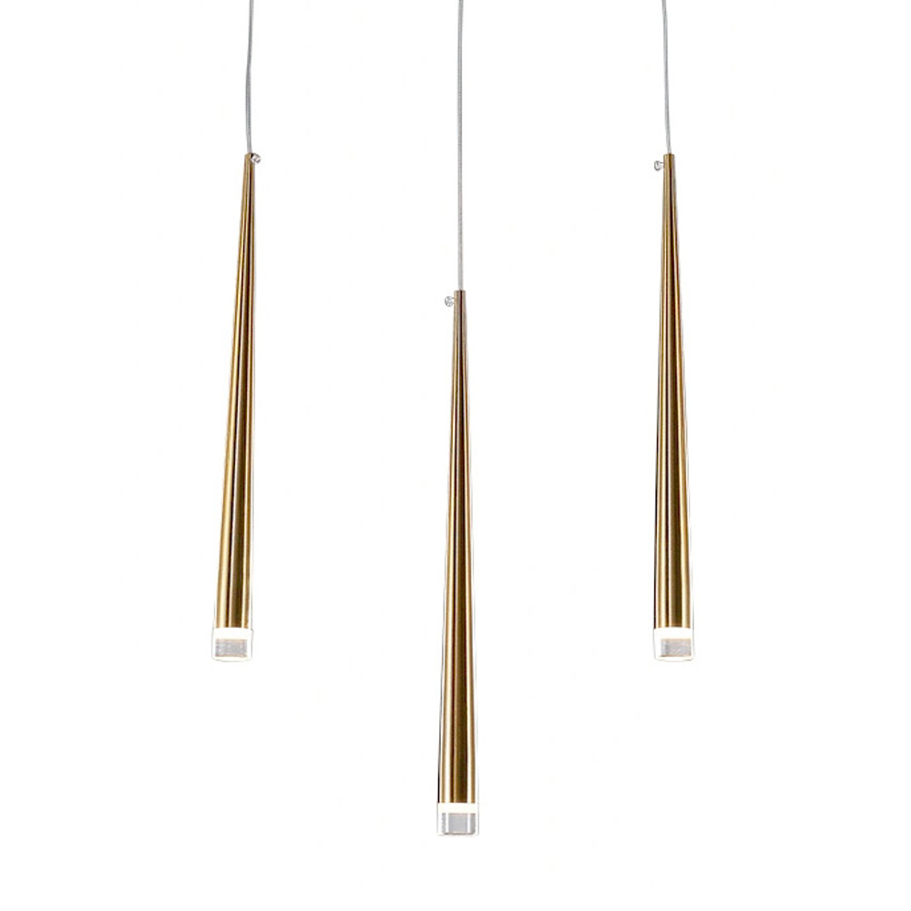 Подвесной светильник Aquitaine 3 gold