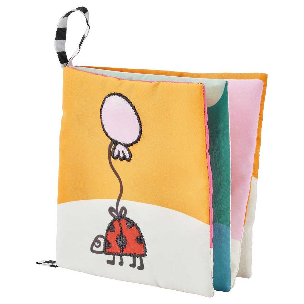 IKEA GRÖNFINK  (ИКЕА ГРÖНФИНК)  -  Книжка-игра, разноцветная, 14x14 см