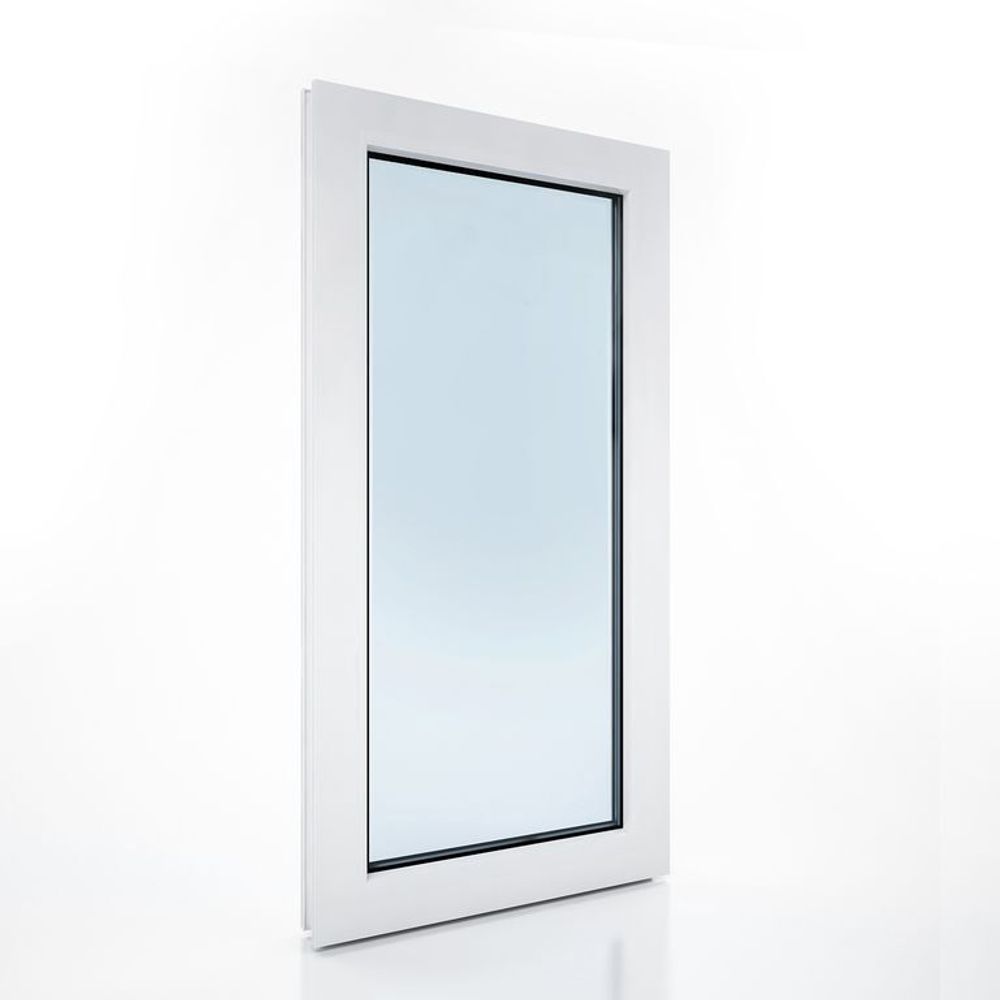 Окно пластиковое ПВХ 700*1150 глухое Ивапер 60