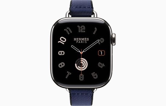 Apple Watch Hermes Series 11 42 mm Twill Jump Attelage Single Tour