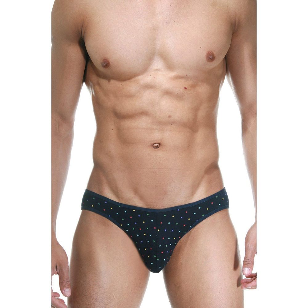 Мужские трусы слипы темно-синие DARKZONE DZN6514