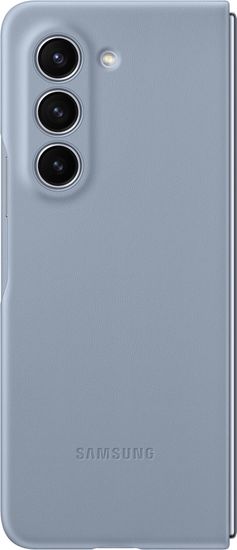 Чехол Samsung Eco-Leather Case Z Fold5 голубой