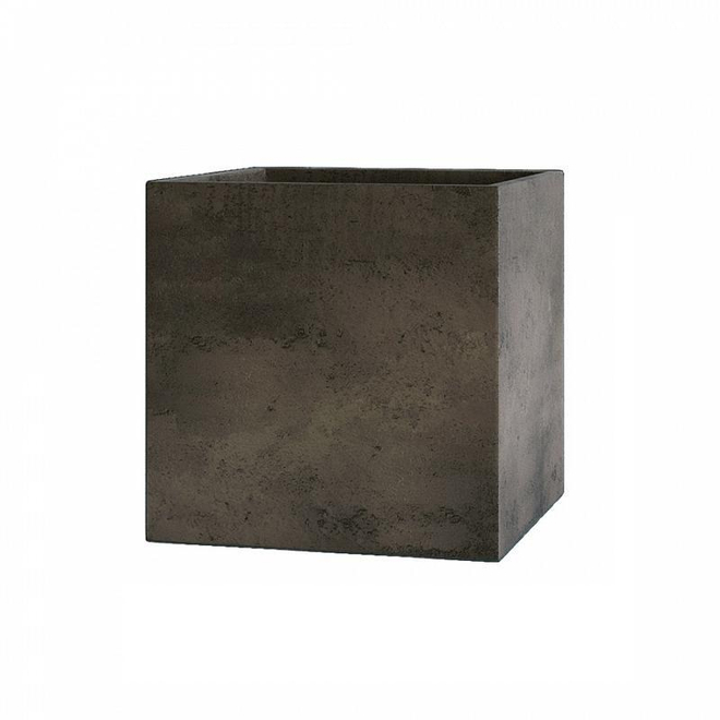 Кашпо Concretika Cube 40x40x40 Brezent Grey