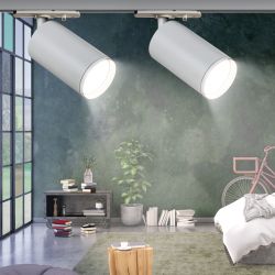 Трековый светильник однофазный ЭРА TR39-GU10 WH под лампу GU10 белый