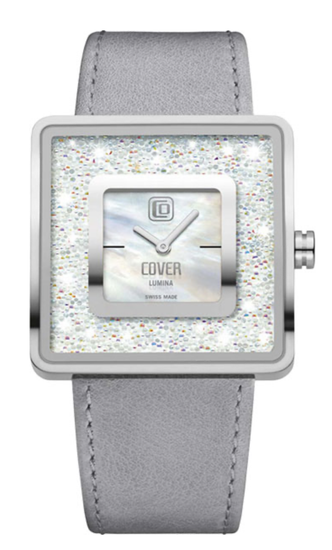 Женские часы Cover CO166.ST2LLA/SW, перламутровый циферблат с кристаллами Swarovski