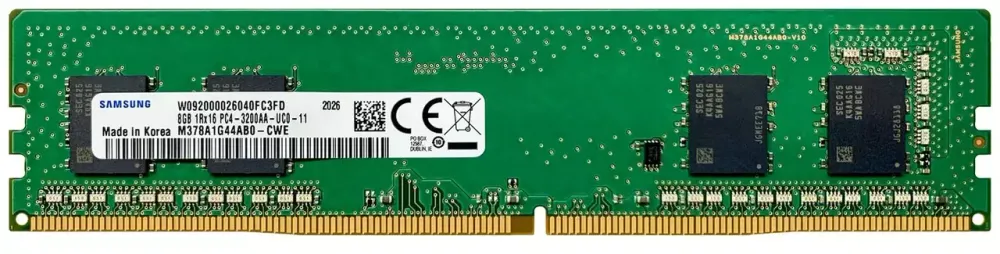 Оперативная память 8GB DDR4 3200 MHz Samsung (PC4-25600) UDIMM 1.2V M378A1G44AB0-CWEDY