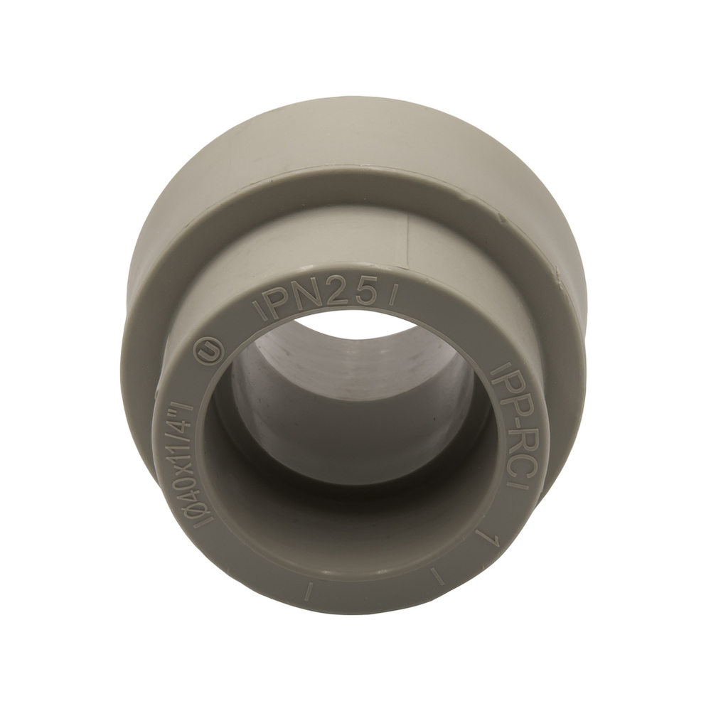 Муфта комб. нар 40х1 1/4'' под ключ EVER® plast  СЕРЫЙ (Россия)
