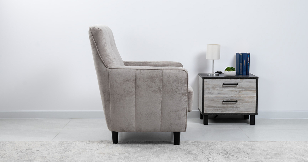 Арно Кресло для отдыха Арт. ТК 563 Лаки 02 Серый жемчуг