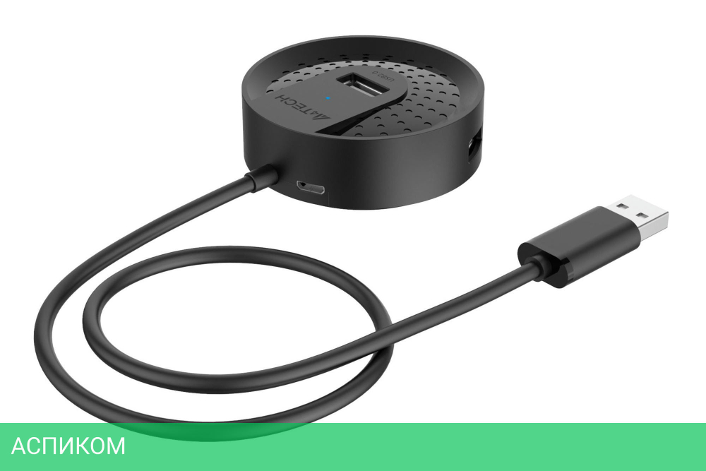USB-хаб A4Tech HUB-20 черный