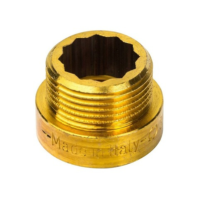 Удлинитель резьбовой STOUT SFT 0001 - 3/4" длина 10 мм (ВР/НР, латунь без покрытия)