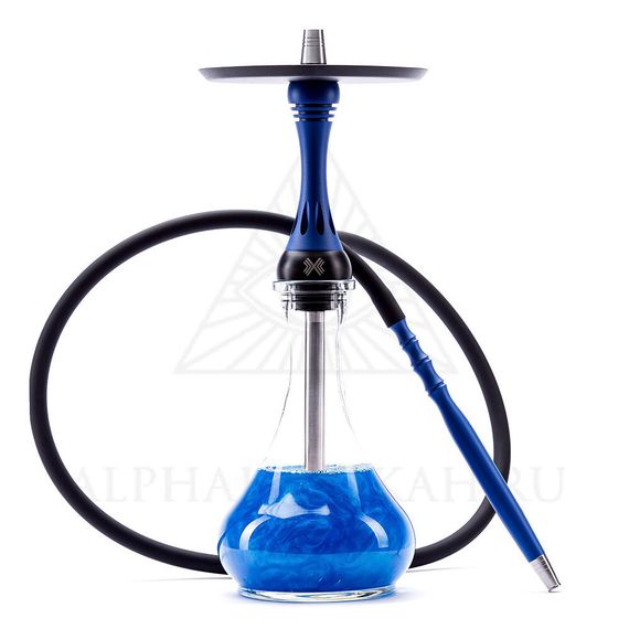 Alpha Hookah - Model X Blue Matte