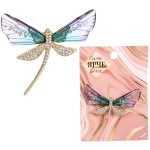 Брошь «KLEVER KS», Стрекоза, цвет как на фото, 4.7см (символ Перерождения)