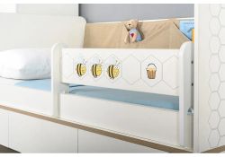 Комплект детской мебели Эльга белый шагрень / дуб белый комплектация 2