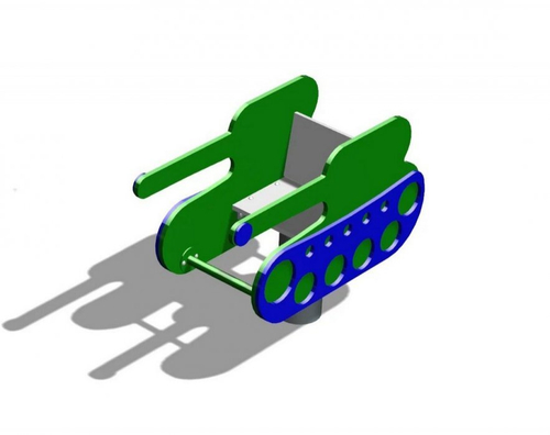 Качалка на пружине Танк D.Kp.009