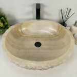 Раковина из оникса Erozy White EO-64378 62*52*15 0215