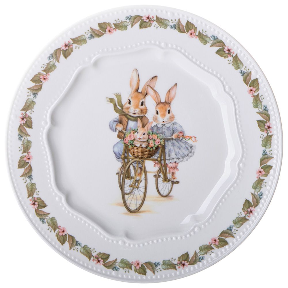 ТАРЕЛКА ЗАКУСОЧНАЯ LEFARD "RABBITS FAMILY" 20,5 СМ