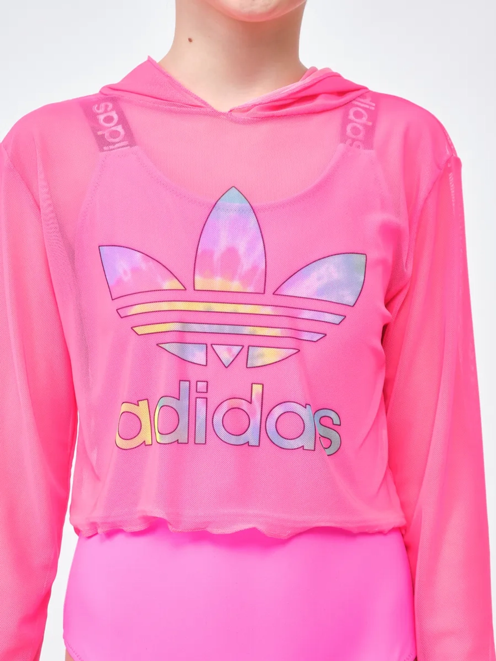 купальник слитный спортивный топ с капюшоном