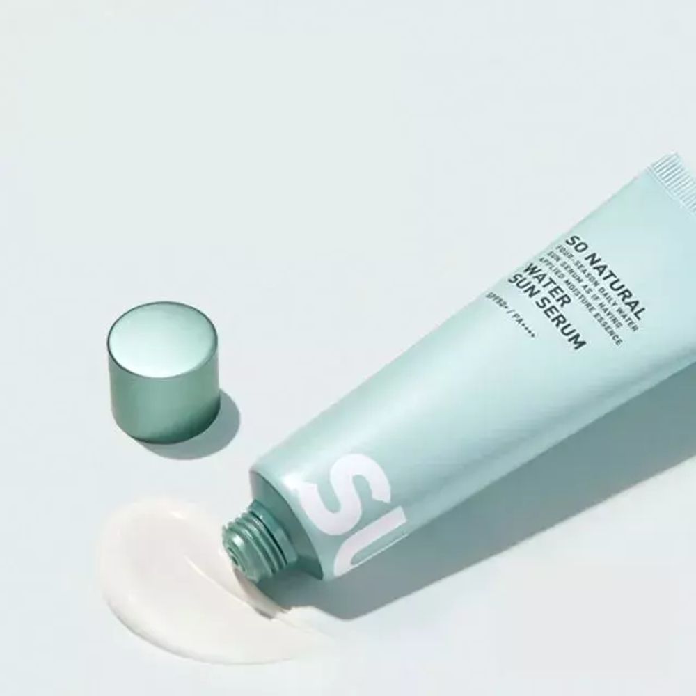 SO NATURAL Солнцезащитная увлажняющая сыворотка флюид Uv Pro Water Sun Serum SPF50+/PA++++, 50 мл.