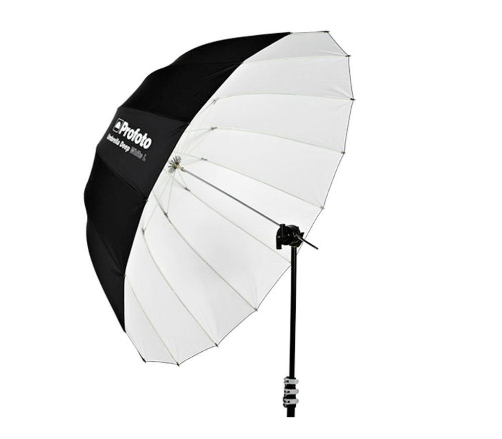Зонт Profoto Umbrella Deep White L, глубокий, белый, 130 см
