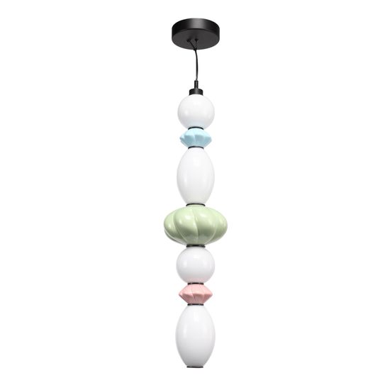 SL6134.453.01 Светильник подвесной ST-Luce черный/зеленый, розовый, синий, опаловый LED 1*32W 3000K FLORENTINI