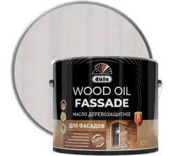 Масло деревозащитное для фасадов Dufa Wood Oil Fassade серый