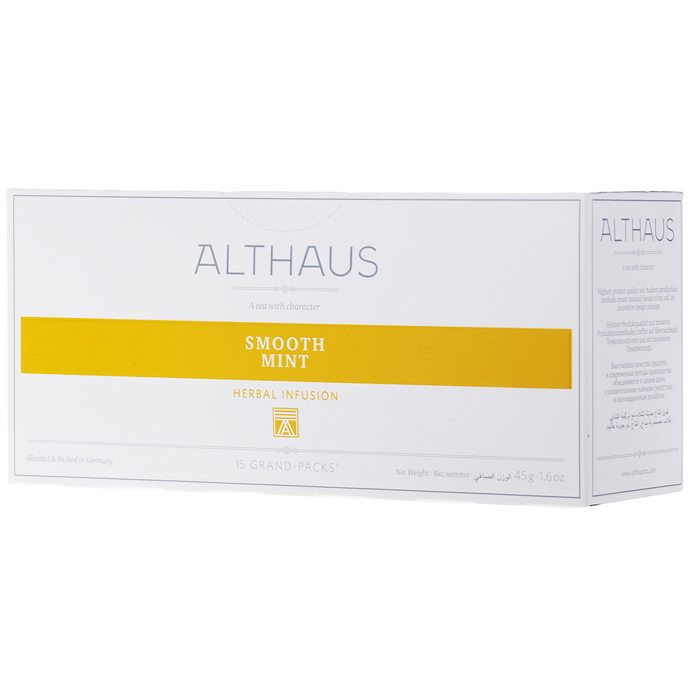 Althaus Grand Pack Smooth Mint травяной чай в пакетиках, 15 шт
