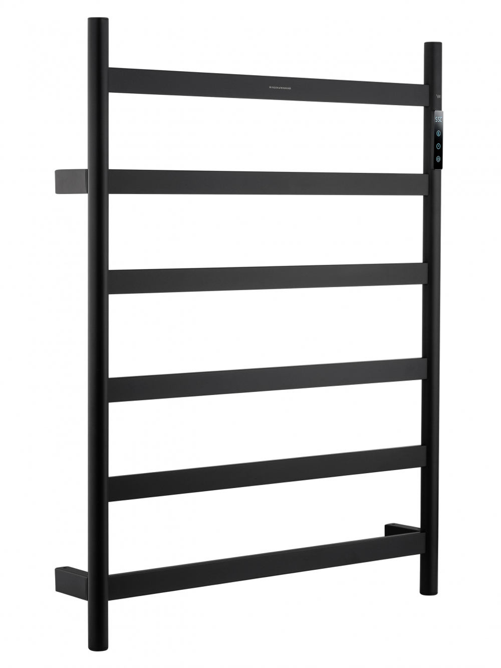 Полотенцесушитель электрический WONZON & WOGHAND ESSEN, Черный матовый (WW-A405-MB)