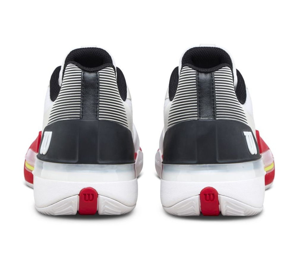 Мужские кроссовки теннисные Wilson Rush Tour 5 Clay - white/black/infrared