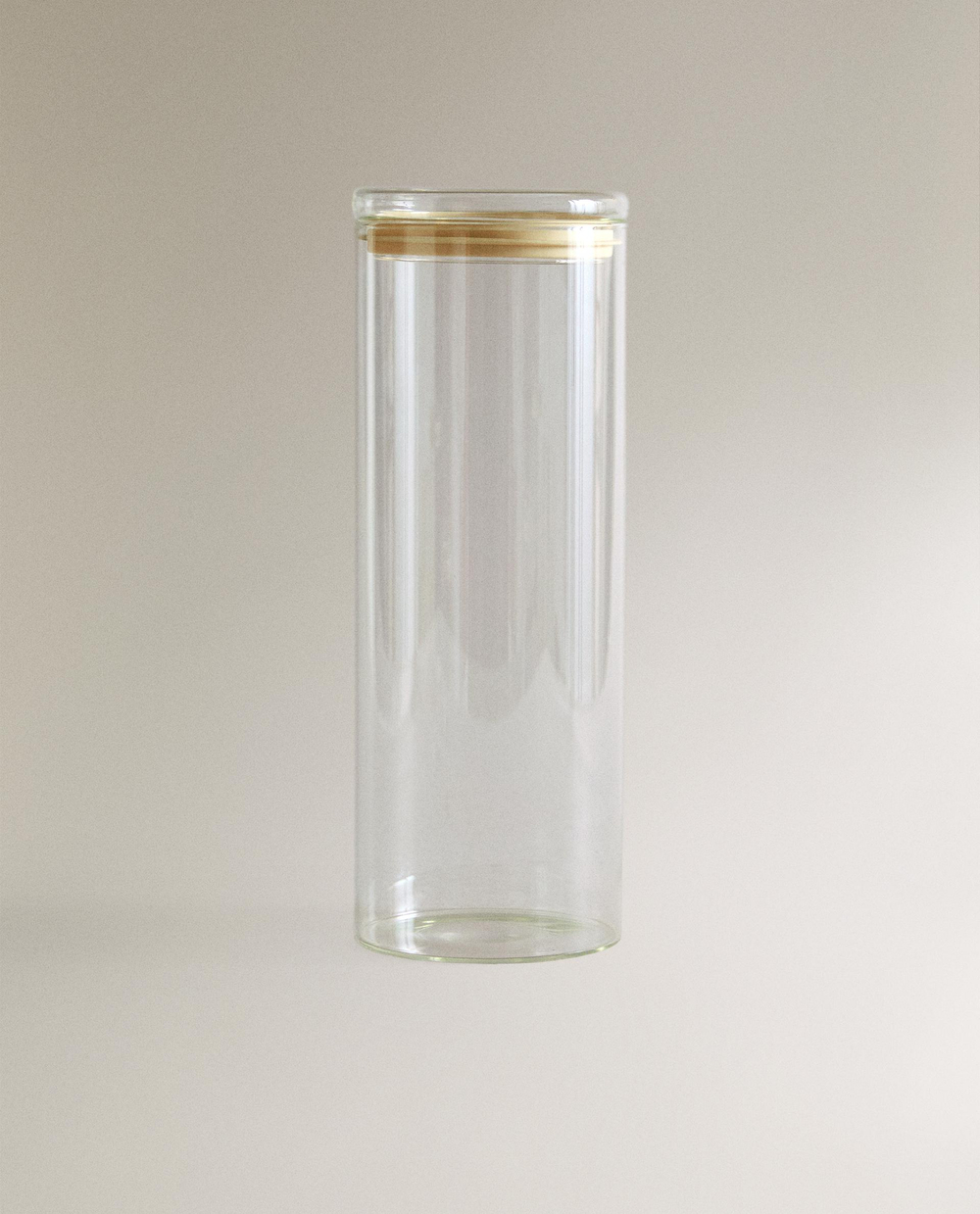 Zara Home пищевой контейнер из боросиликатного стекла, цвет прозрачный, 11 см