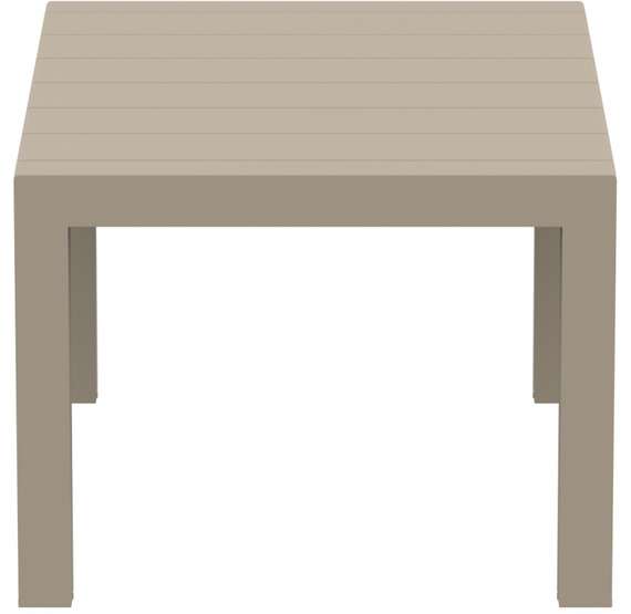Стол пластиковый раздвижной Vegas, 100-140х100 cм, бежевый