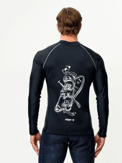 Куртка неопреновая Sargan Skeleton Sup неопрен 2 мм/лайкра черный