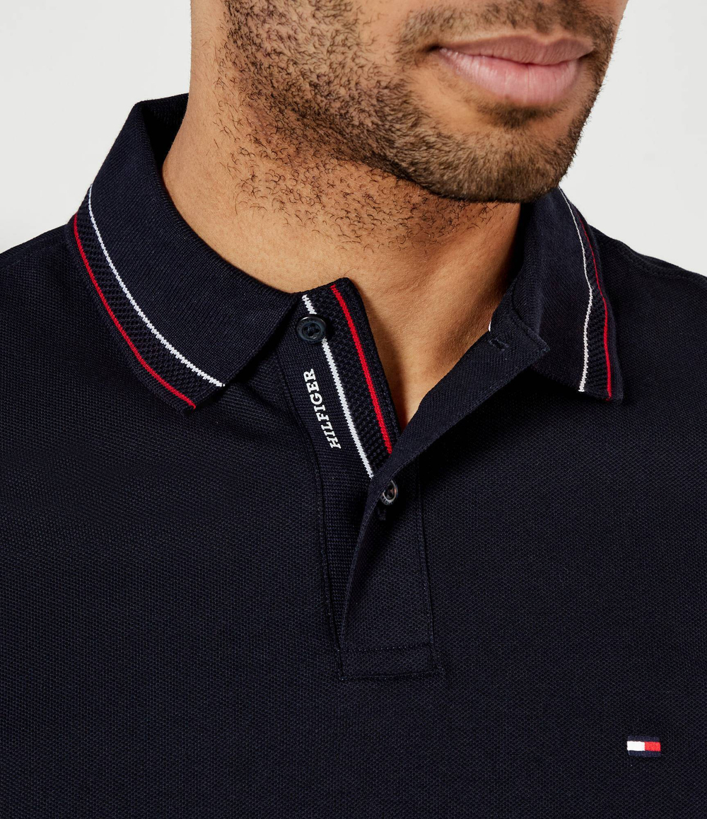 Поло Tommy Hilfiger - темно-синий(MW0MW38459)