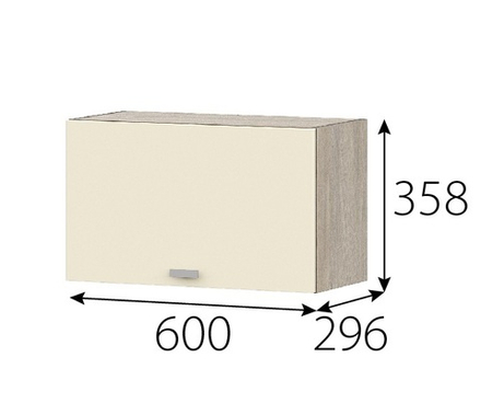 Этна-Алебастр Шкаф барный 600мм