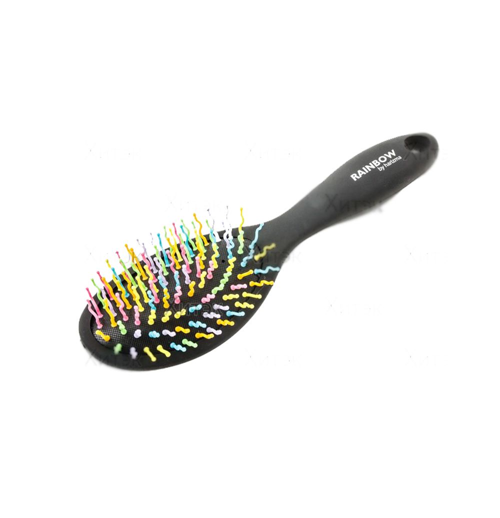 Щетка для волос Harizma Rainbow h10700 овальная