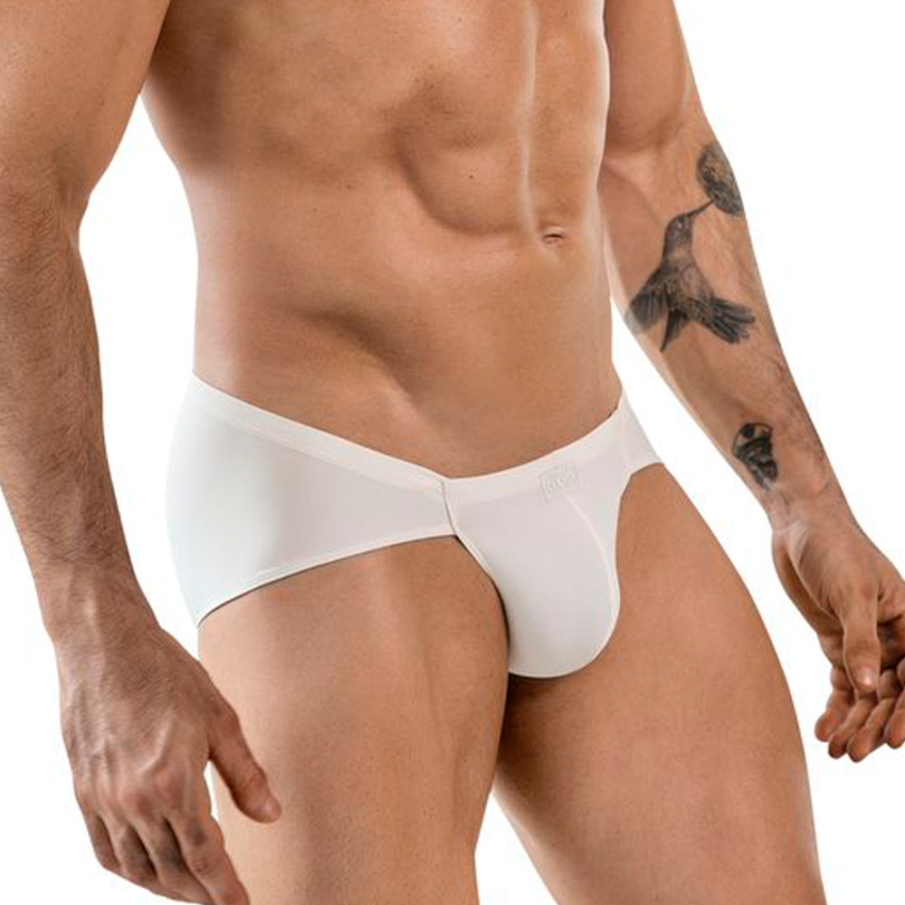 Мужские трусы брифы бежевые Clever Moda AUDAZ BRIEF 187002
