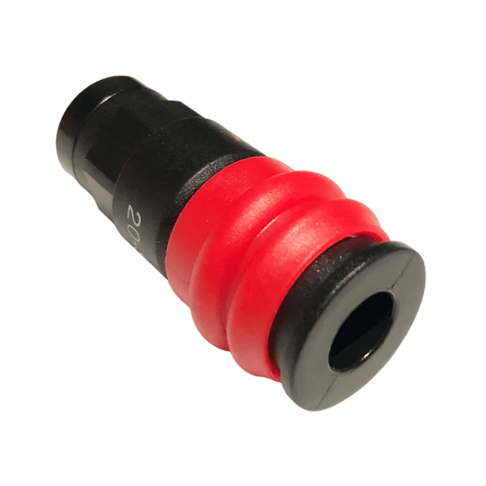 HRS-820SF Композитное пневматическое быстроразъёмное соединение, вн. резьба F 1/4"